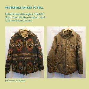 Faherty reversible jacket